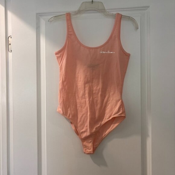La Hearts Tops - NWOT Peach LA Hearts California Dreaming Bodysuit